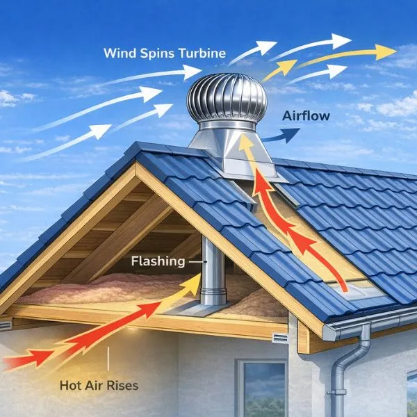 Pesan Turbin Ventilator di Pusat Insulasi Pekanbaru PT Berkah Tirta Wahana