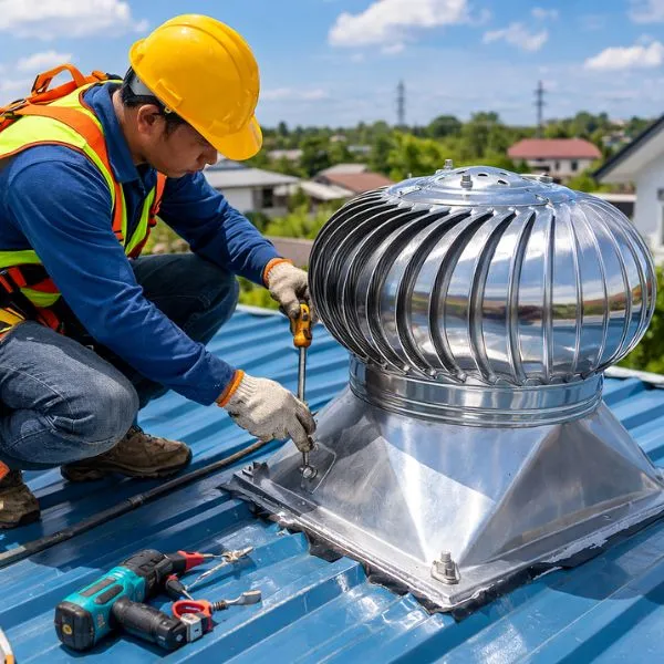 Pesan Turbin Ventilator di Pusat Insulasi Pekanbaru PT Berkah Tirta Wahana