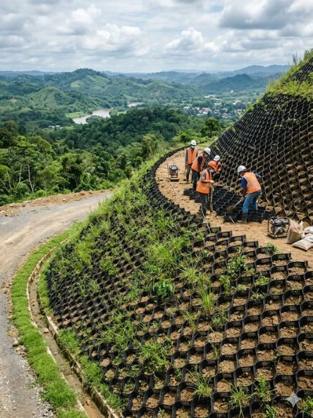 Butuh Geocell HDPE? Hubungi PT. Berkah Tirta Wahana