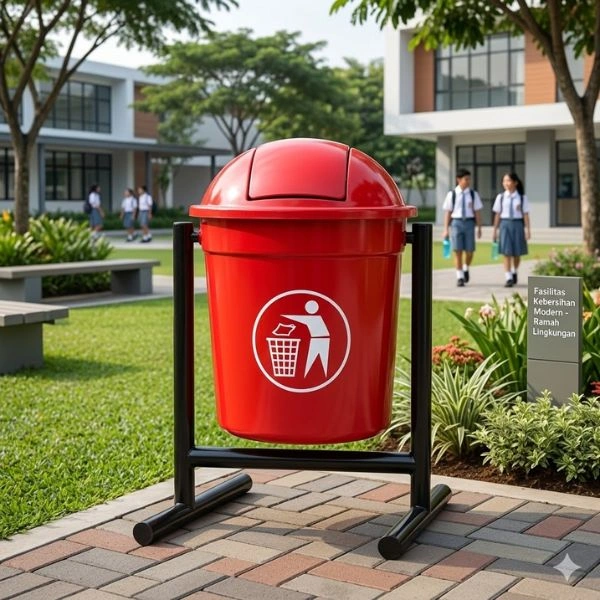 Butuh Tempat Sampah Fiber Single? Hubungi PT. Berkah Tirta Wahana