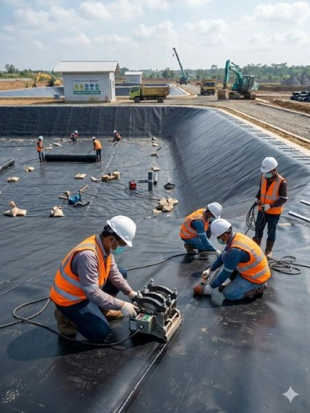 Butuh Terpal Geomembrane HDPE? Hubungi PT. Berkah Tirta Wahana