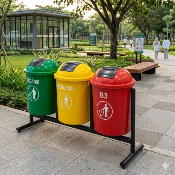 Butuh Tong Sampah Fiber 3 in 1 ? Hubungi PT. Berkah Tirta Wahana
