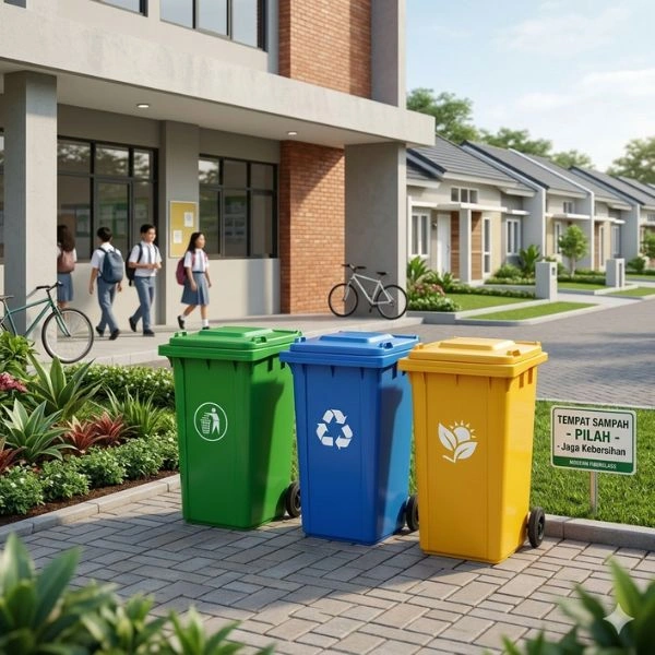 Butuh Tempat Sampah Fiber Petak ? Hubungi PT. Berkah Tirta Wahana