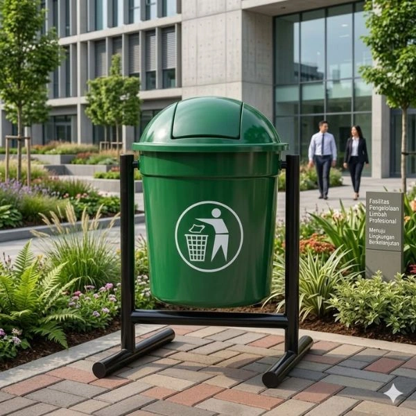 Butuh Tong Sampah Fiber Single? Hubungi PT. Berkah Tirta Wahana