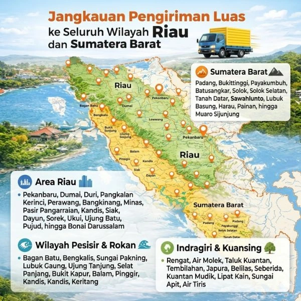 Peta Riau & Sumatera