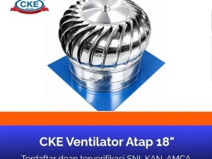 Butuh CKE Ventilator Atap 18"? Hubungi PT. Berkah Tirta Wahana