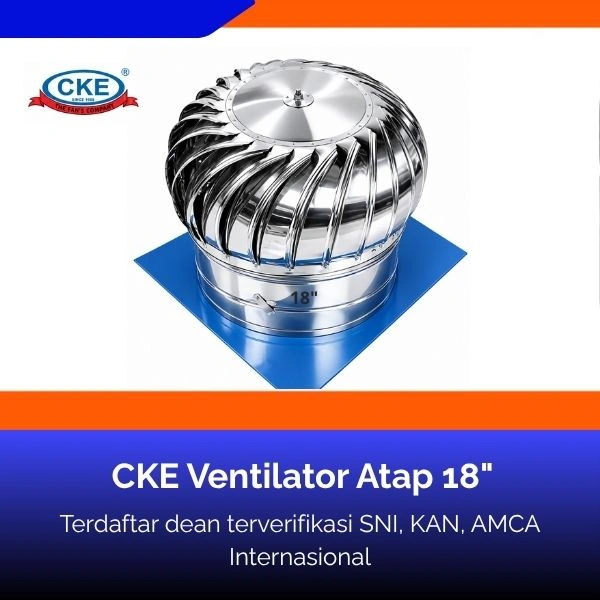 Butuh CKE Ventilator Atap 18"? Hubungi PT. Berkah Tirta Wahana
