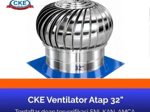 Butuh CKE Ventilator Atap 32"? Hubungi PT. Berkah Tirta Wahana
