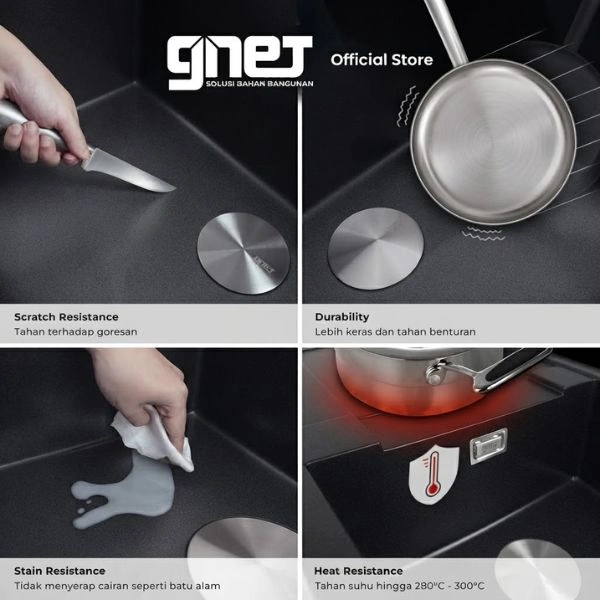Butuh GNET KITCHEN SINK GRANITE? Hubungi PT. Berkah Tirta Wahana